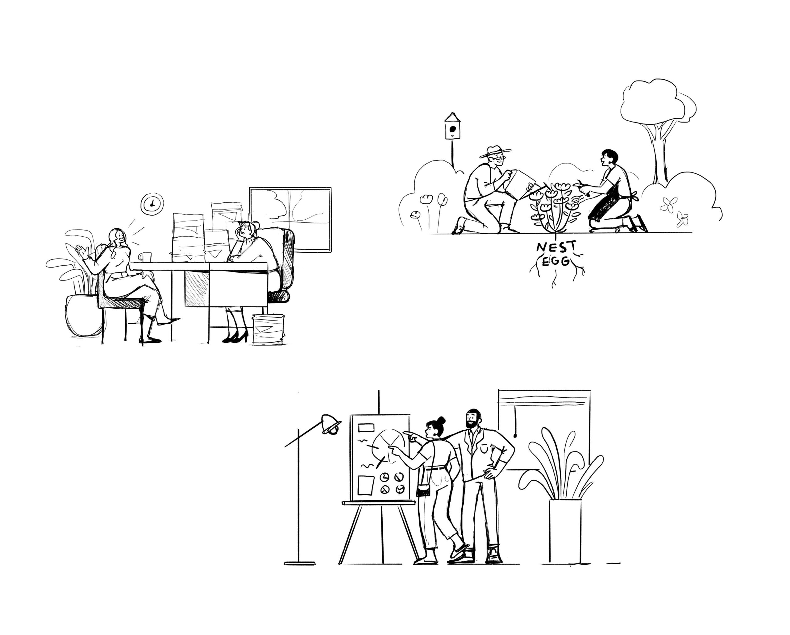 Rose Street Advisors Illustration Concepts